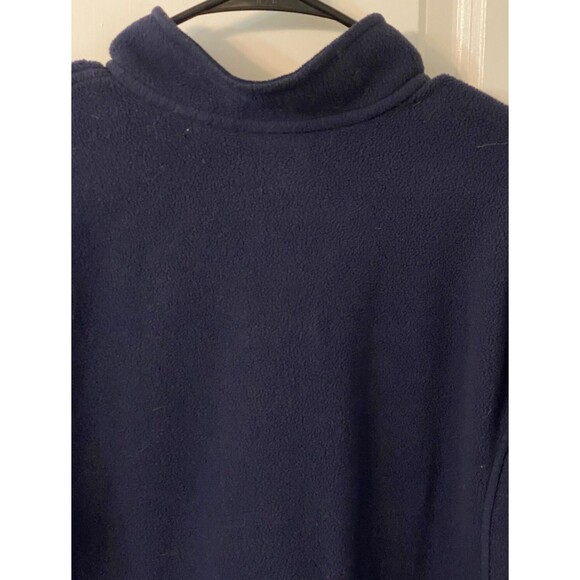 L.L. Bean Pullover Women's Size XL Navy 1/2 Zipper Fleece Collar  Activewear - Picture 9 of 9